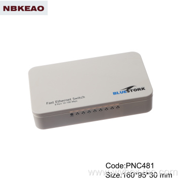IP54 wifi router shell enclosure abs plastic enclosure for electronics network switch enclosure PNC481 with size 160*95*30mm